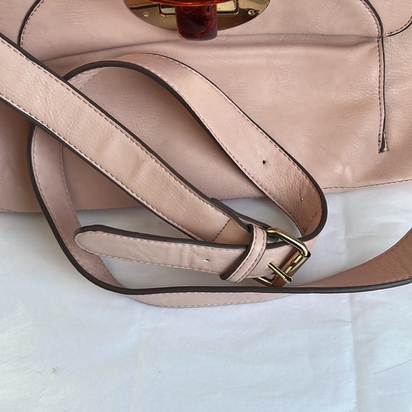 Essentiel Antwerp Tote Bag Vegan Pink Blush Large Strap Purse - Picture 14 of 14